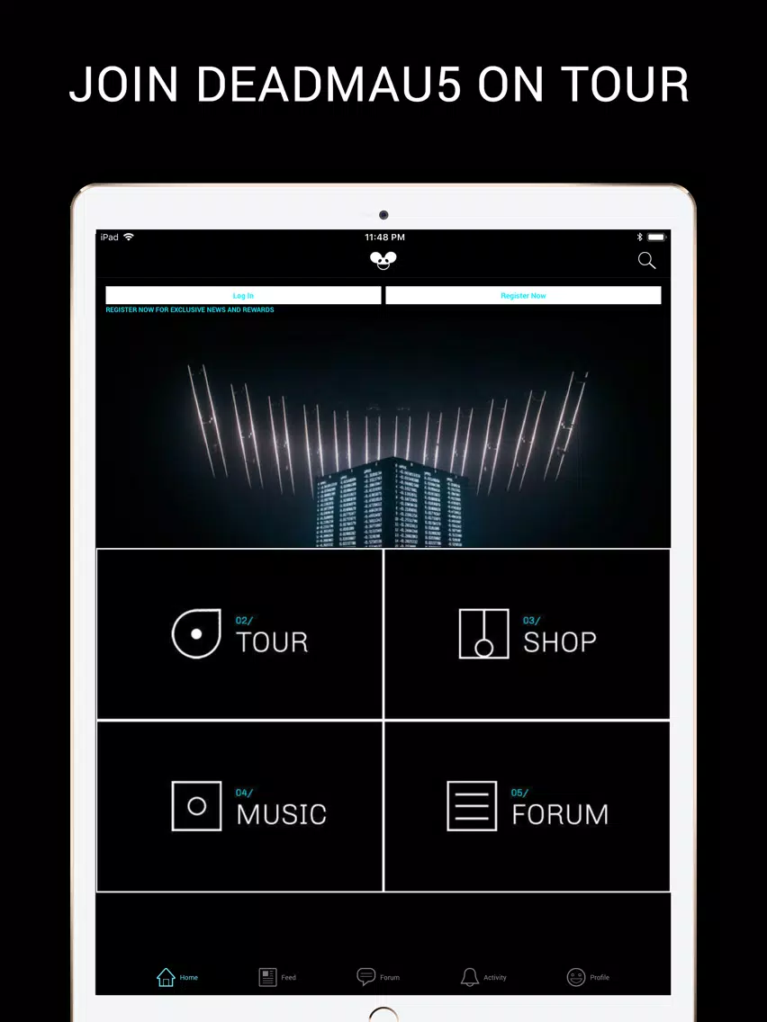 Zrzuty ekranu deadmau5 Community iPad 