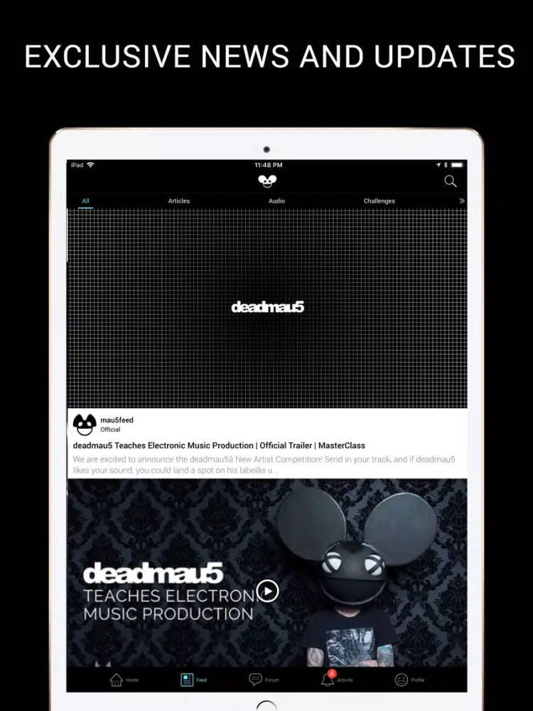 deadmau5 Community iPad 應用截圖