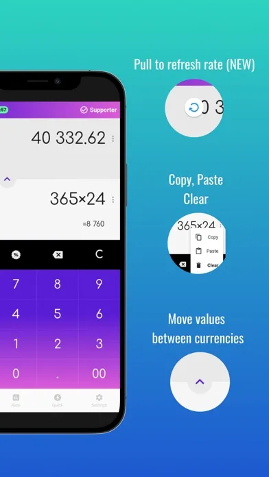 Screenshot di Fast Thai Baht THB converter