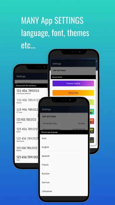 Screenshot di Fast Thai Baht THB converter