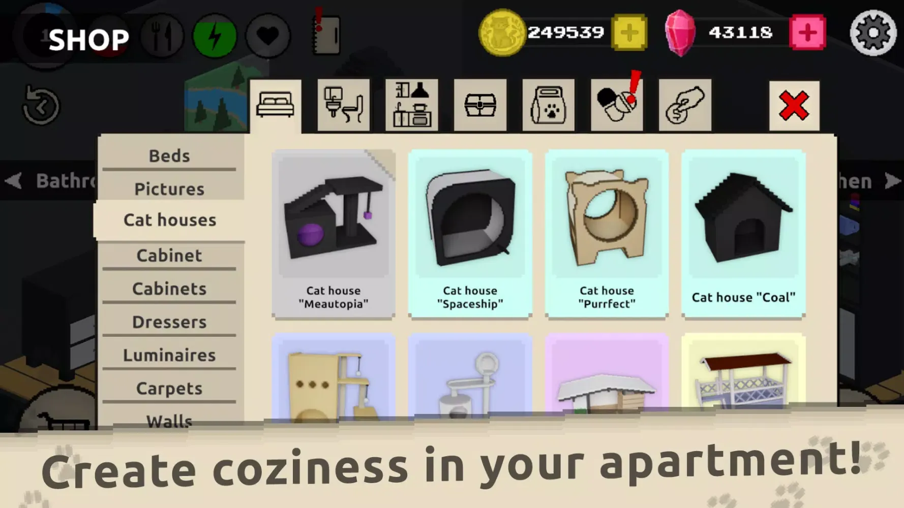 Your cat simulator Pet life 3D Screenshots