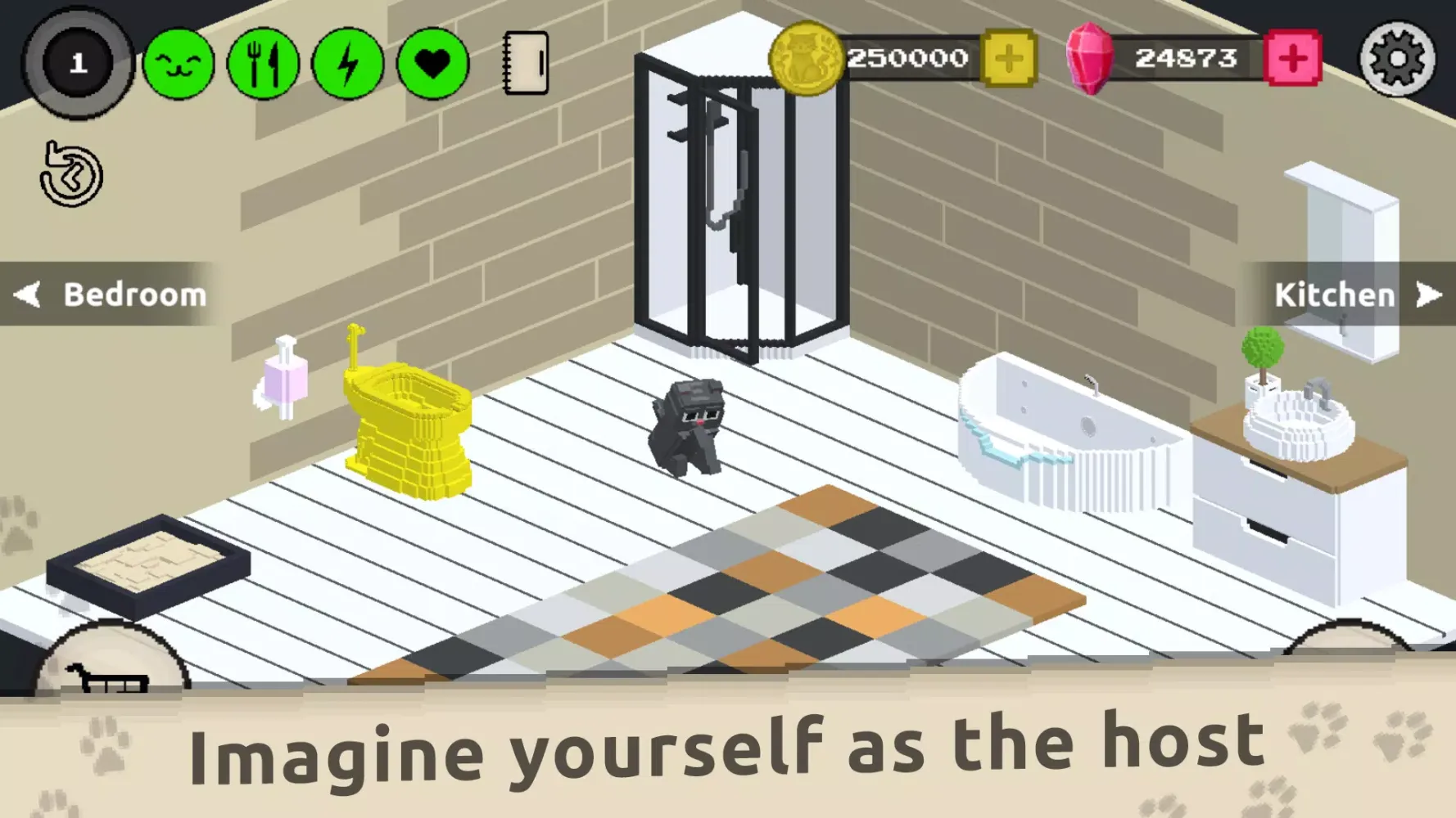 Your cat simulator Pet life 3D Screenshots