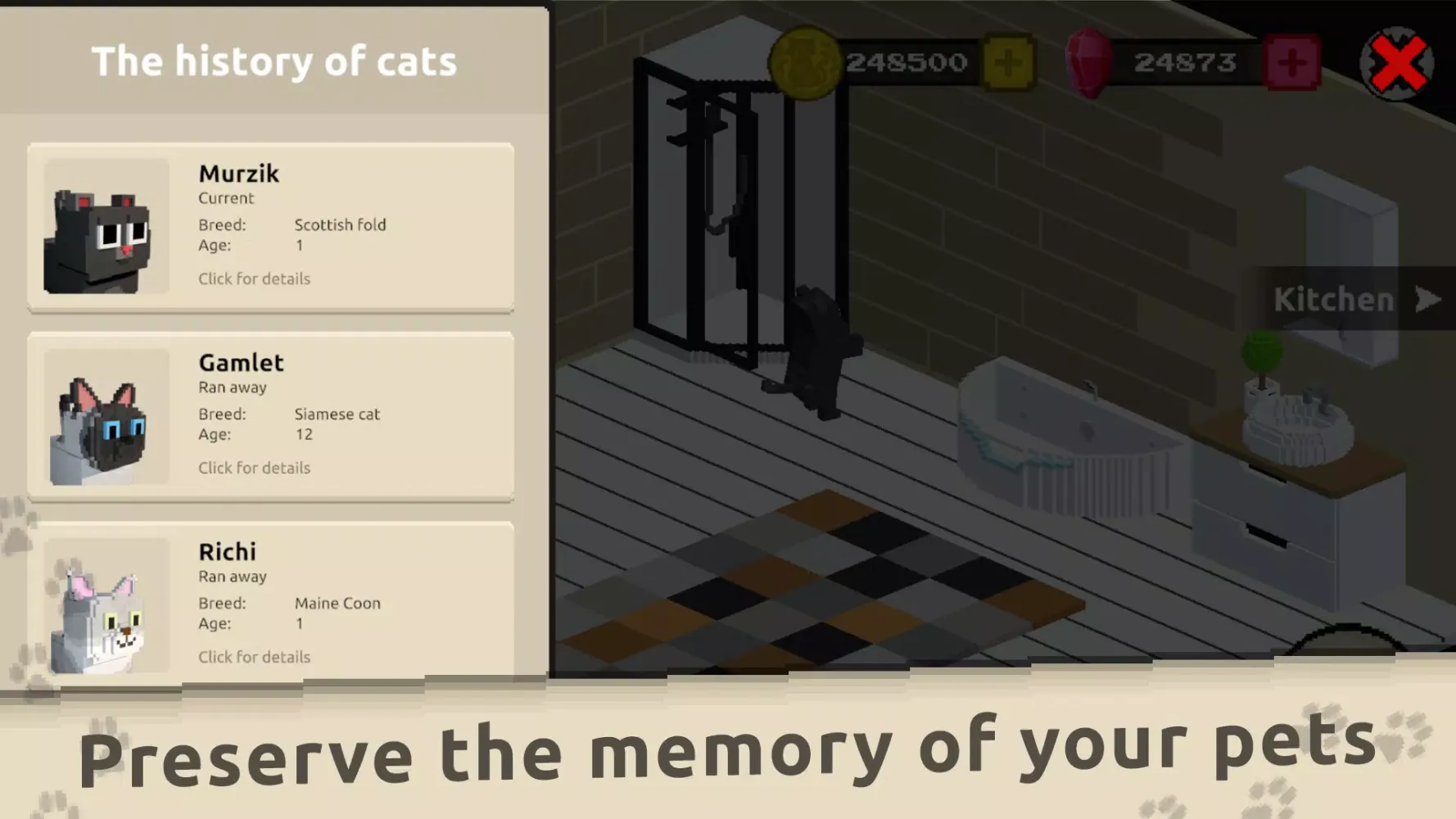 Your cat simulator Pet life 3D Screenshots