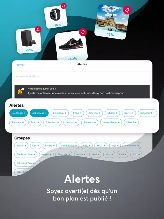 Скриншоты Dealabs – bons plans & promos iPad 