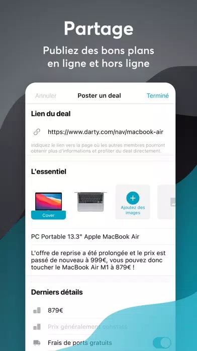 Скриншоты Dealabs – bons plans & promos