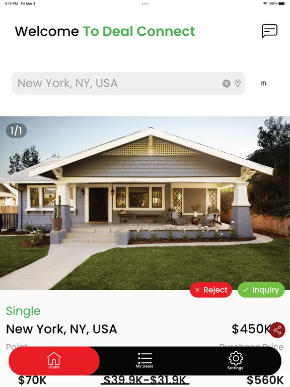 Deal Connect Real Estate iPad  سکرین شاٹس