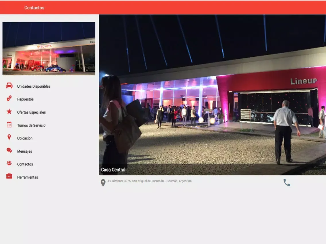 Line Up SA iPad  Ekran Görüntüleri