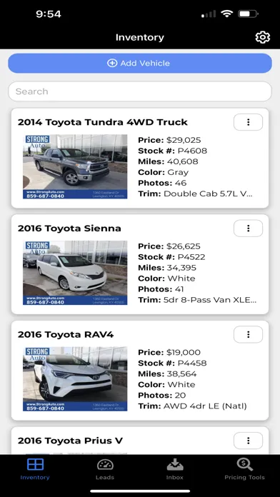 Zrzuty ekranu Dealer Car Search