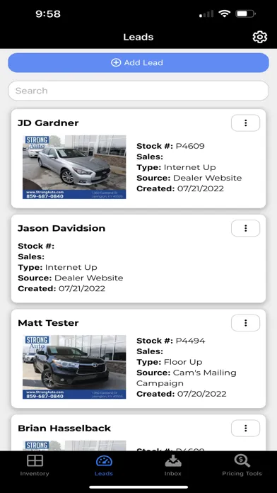 Zrzuty ekranu Dealer Car Search