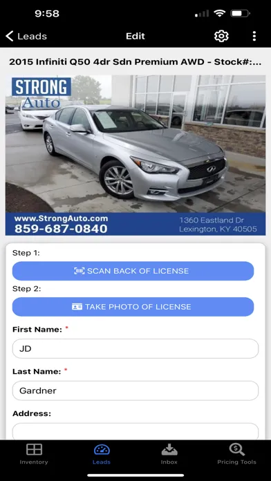 Zrzuty ekranu Dealer Car Search