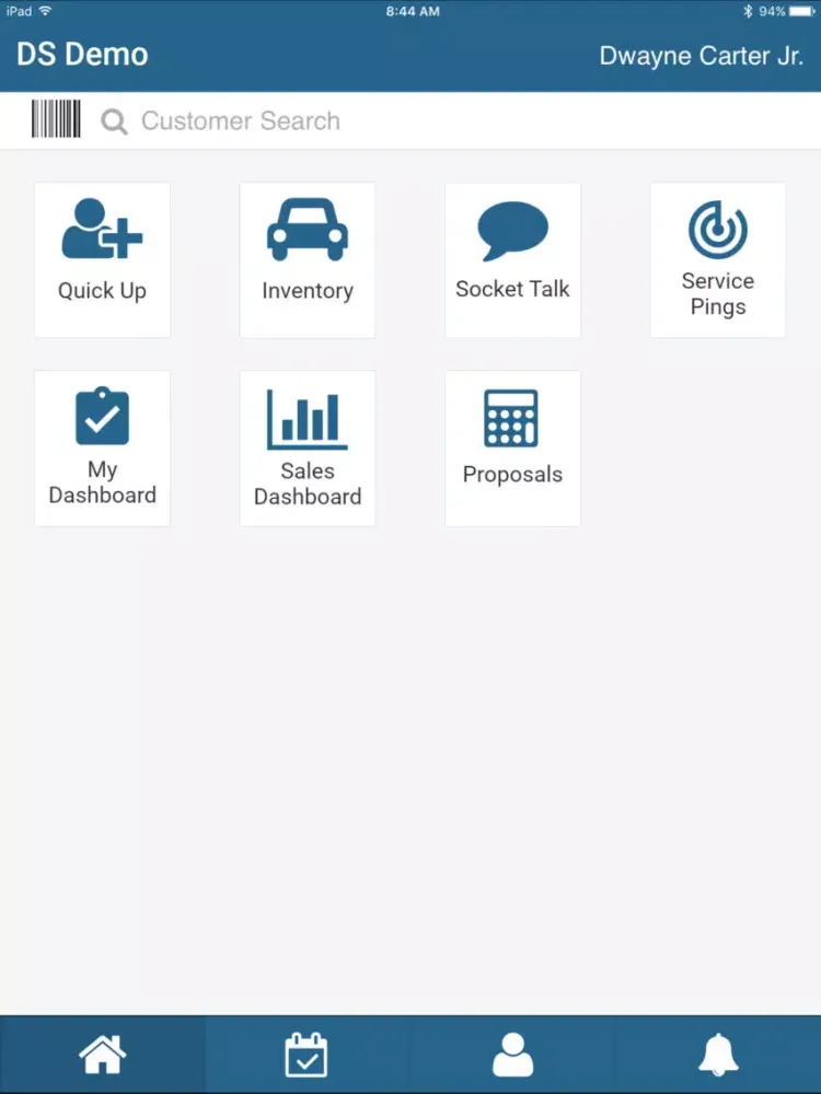 Screenshot di DealerSocket Sales iPad 