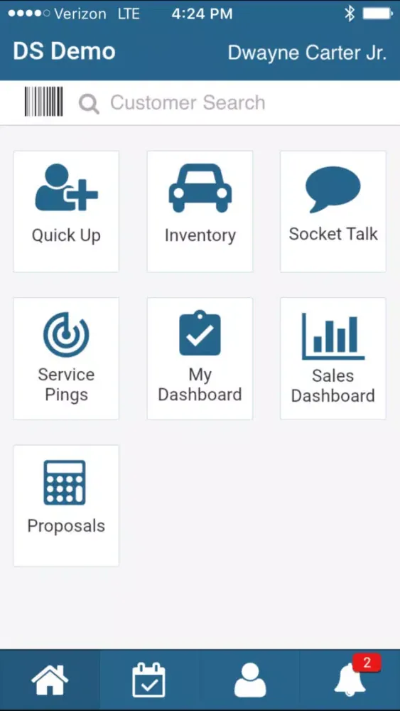 Screenshot di DealerSocket Sales