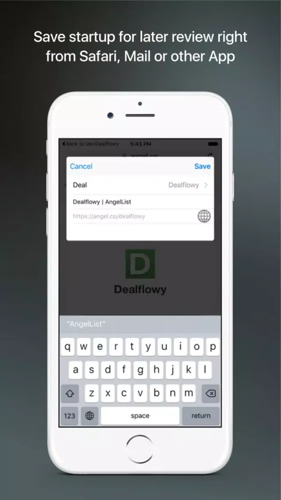Dealflowy for angel investors - startup deal flow应用截图
