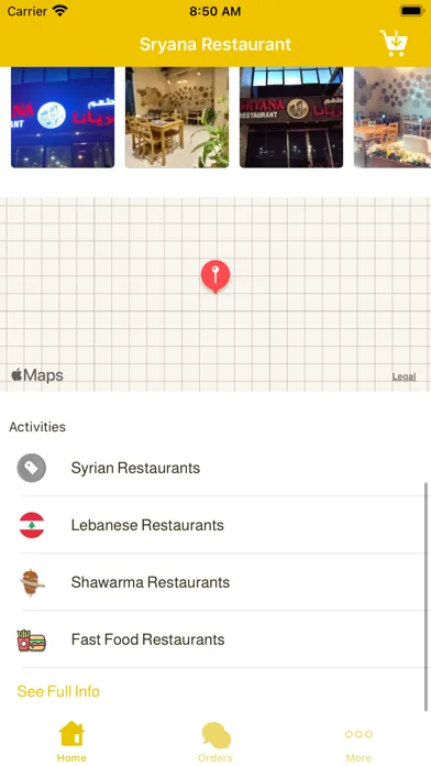 Скриншоты SryanaRestaurant