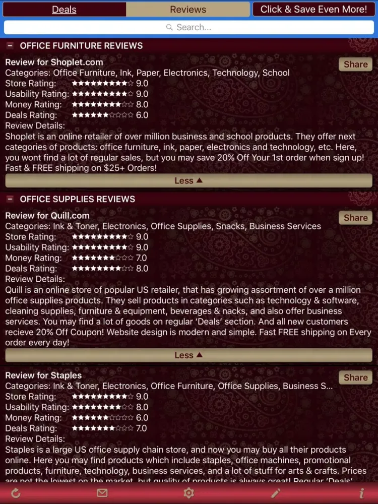 تصاویر Deal CEO - Business Deals & Business Store Reviews iPad 