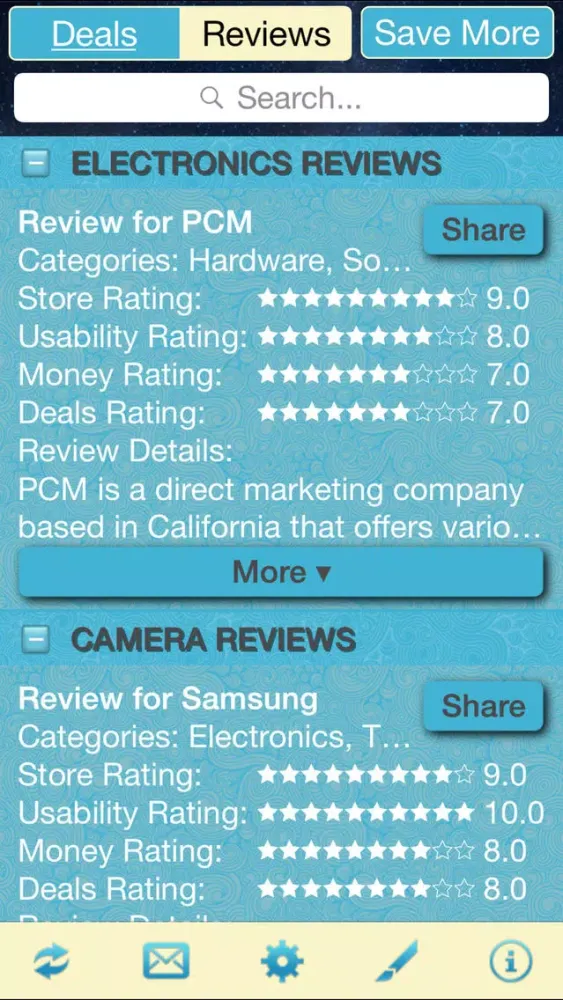 Captures d'écran de Electronic Deals, TV Deals, Camera Deals and Electronics, TV, Camera Store Reviews
