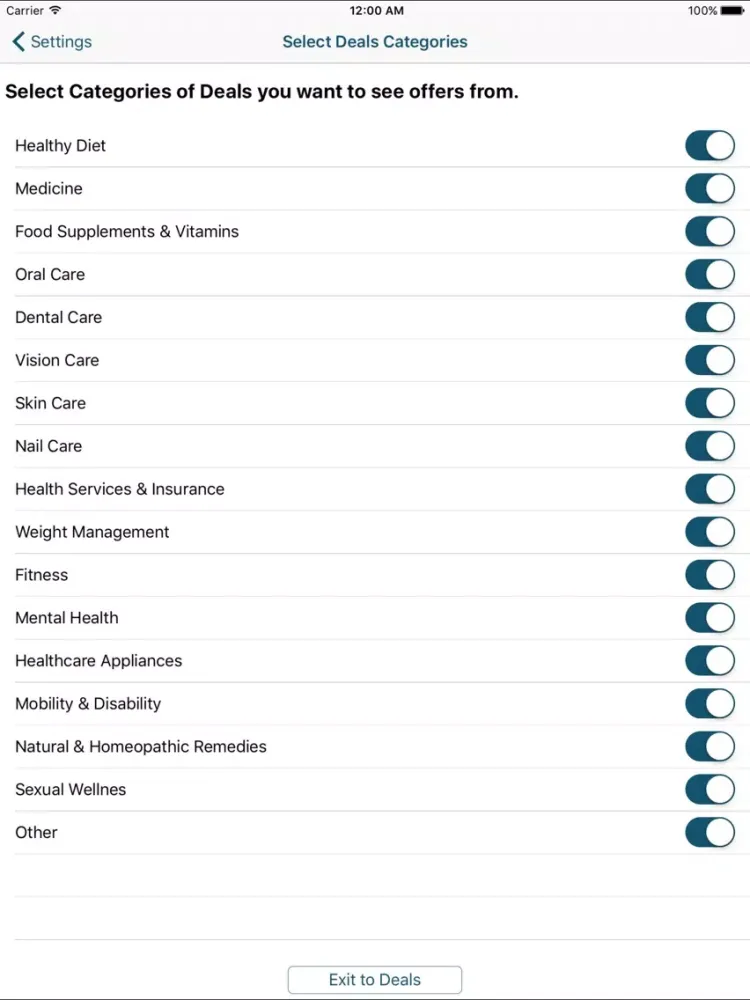 Captures d'écran de Healthcare Deals & Healthcare Store Reviews iPad 