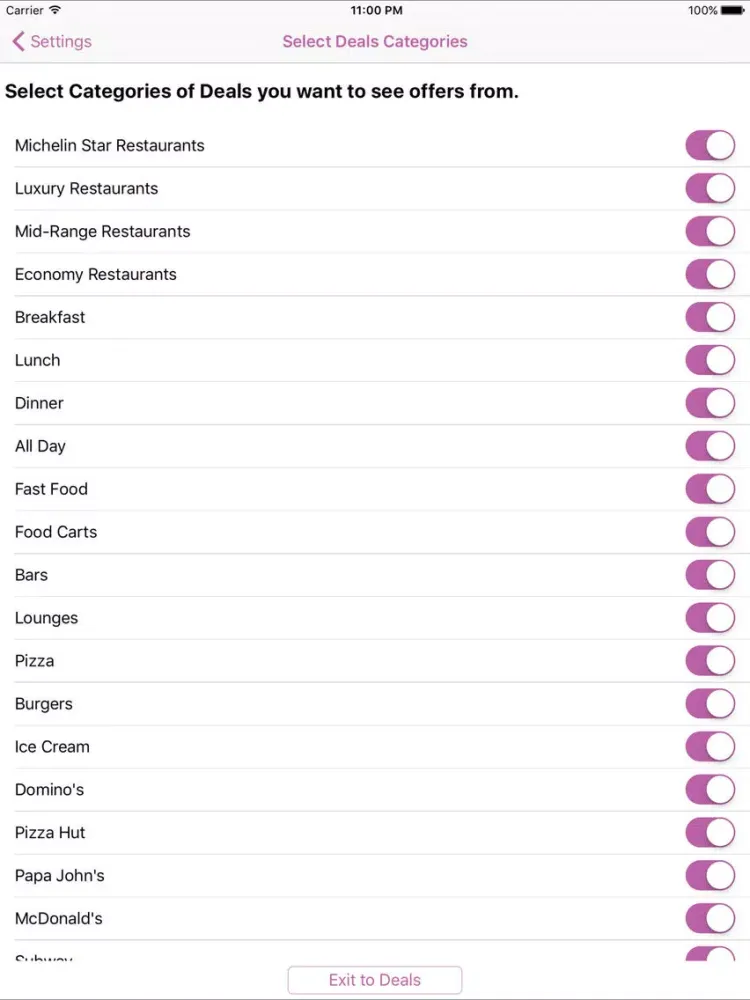 Скриншоты Restaurant Deals & Restaurant Store Reviews iPad 