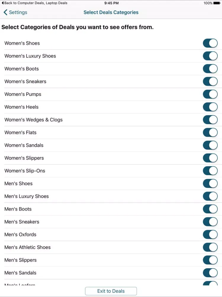 Shoe Deals & Shoe Store Reviews iPad Screenshots