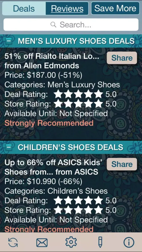 Shoe Deals & Shoe Store Reviews Screenshots