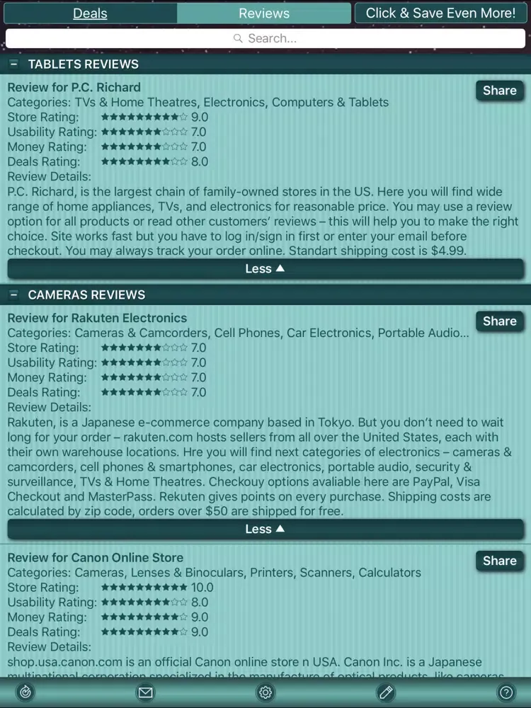 Tech Deals & Tech Store Reviews iPad  Screenshots