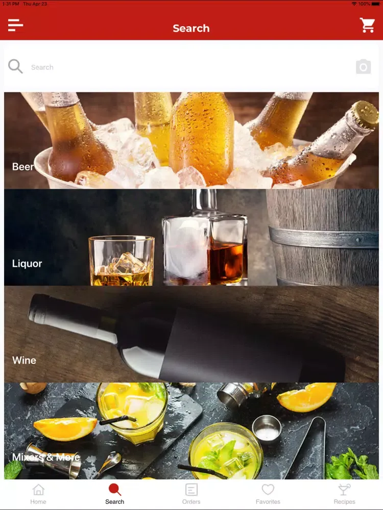 Capturas de pantalla de Big Red Liquor iPad 