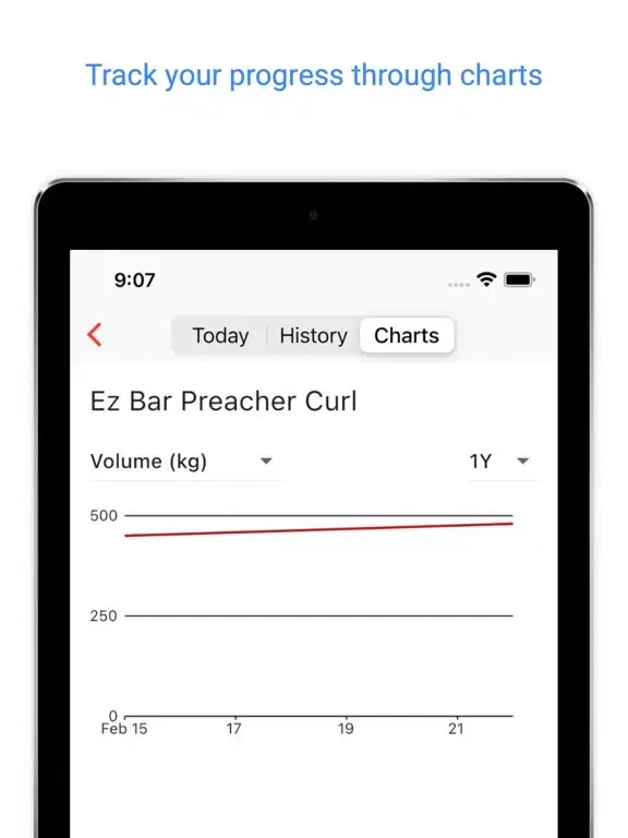 Gym Journal - Workout Log iPad 應用截圖