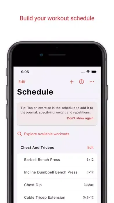 Gym Journal - Workout Log應用截圖
