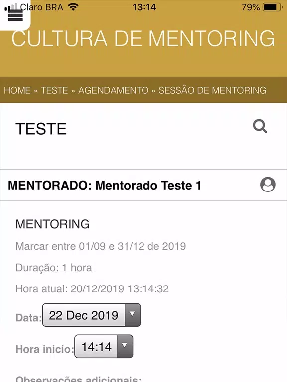 Cultura de Mentoring iPad  Screenshots