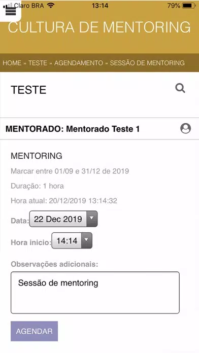 Cultura de Mentoring Screenshots