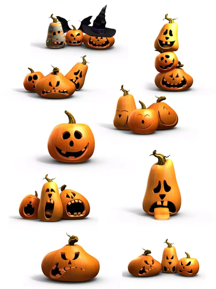 Three Little Pumpkins iPad  Screenshots