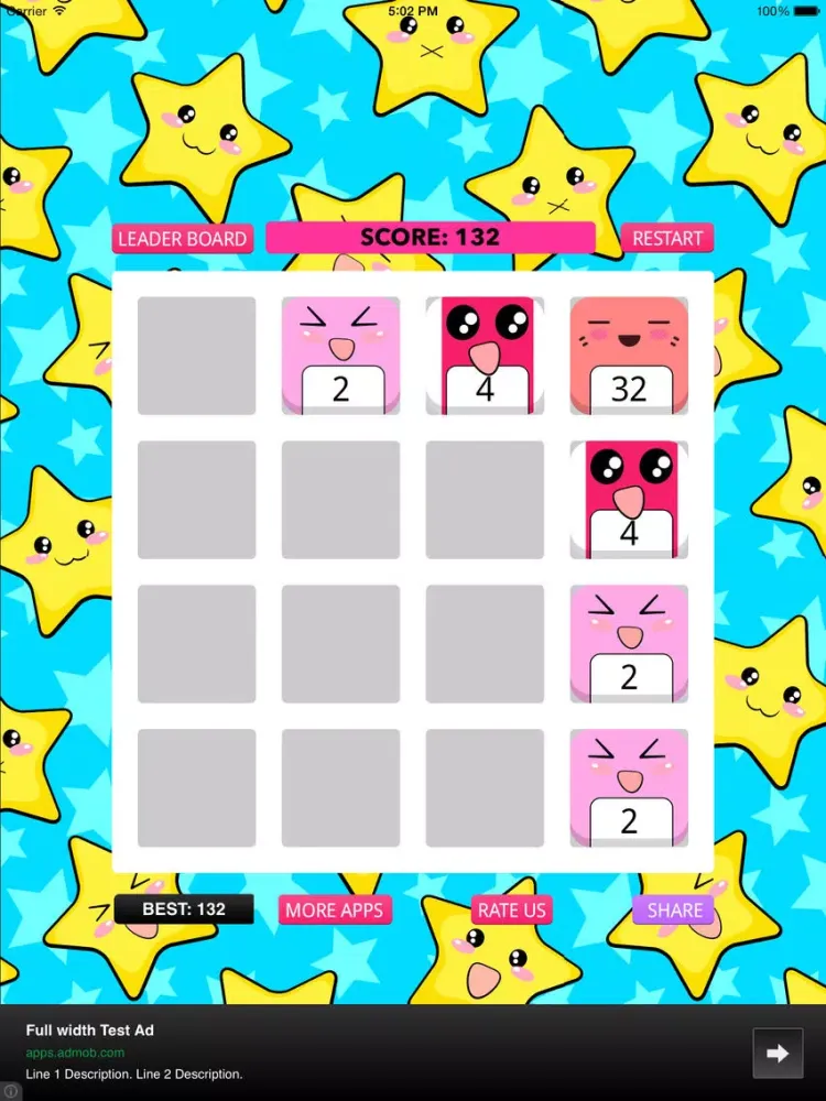 2048 Cute Edition iPad  স্ক্রিনশট
