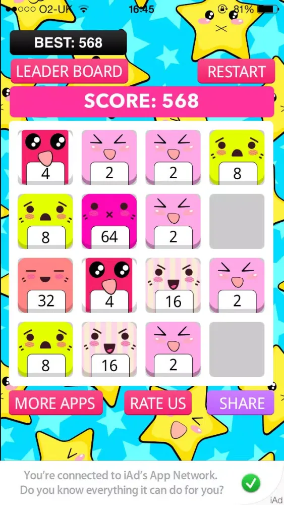 2048 Cute Edition স্ক্রিনশট