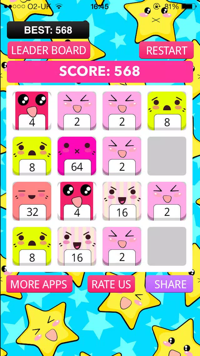 Capturas de pantalla de 2048 Cute Edition Pro