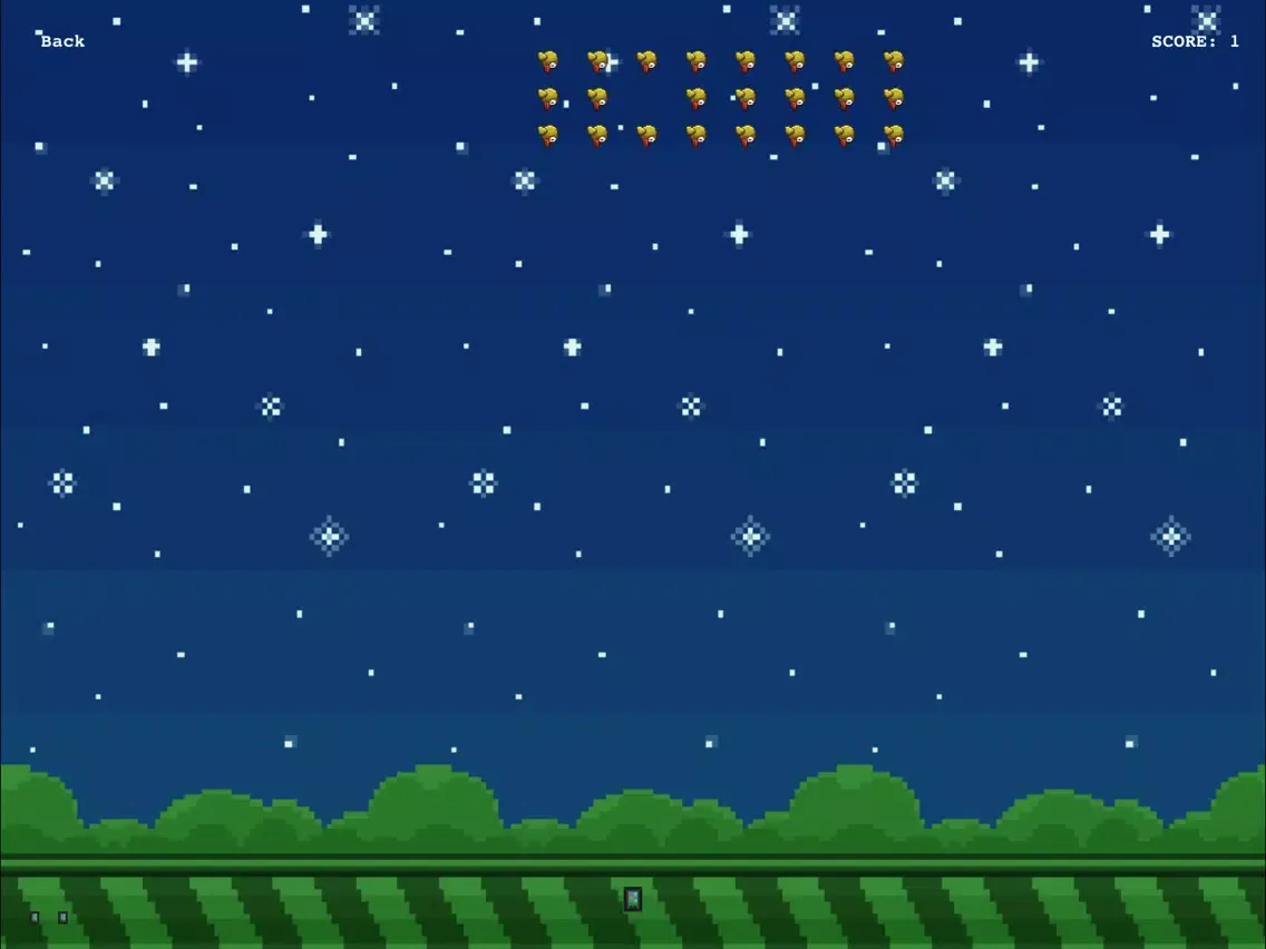 Ảnh chụp màn hình của Flappy Invaders - Attack of the Birds iPad 