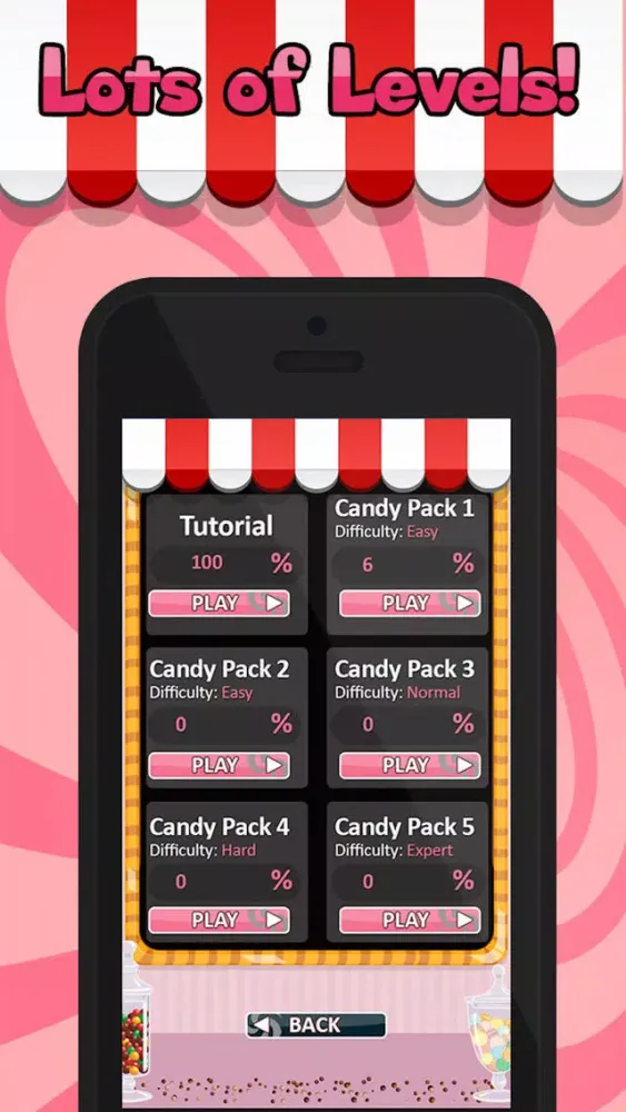 ภาพหน้าจอของ Candy Sweeper - puzzle game
