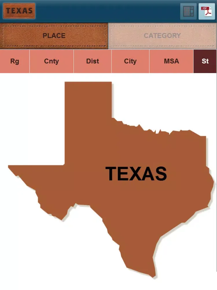 Captures d'écran de Texas Travel Impacts iPad 