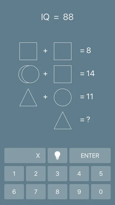 Zrzuty ekranu Math Riddles: IQ Test Quiz