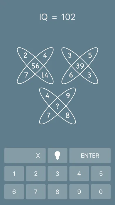 Zrzuty ekranu Math Riddles: IQ Test Quiz