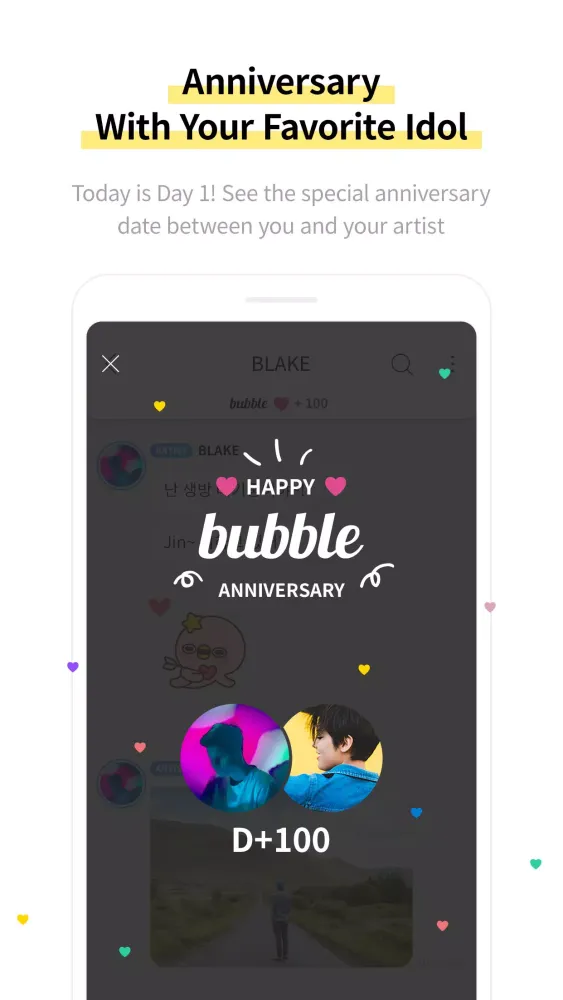 Zrzuty ekranu bubble for JYPnation
