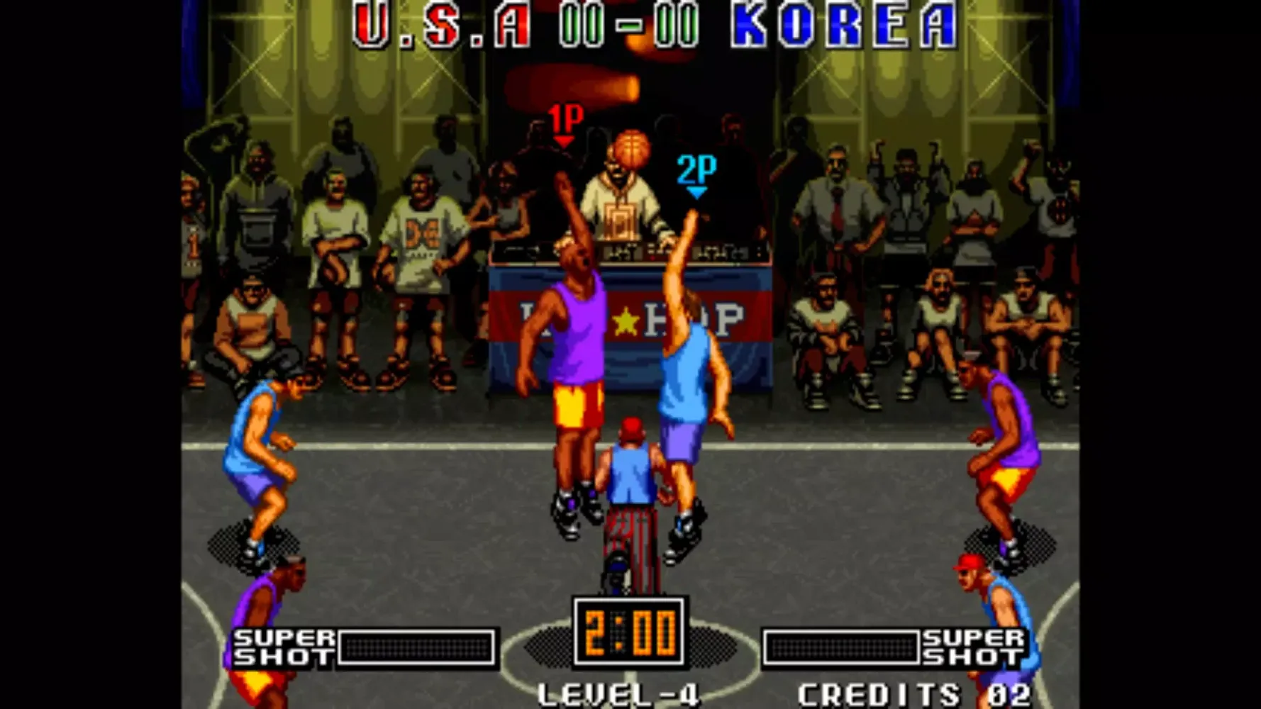Street Hoop, arcade game Screenshots