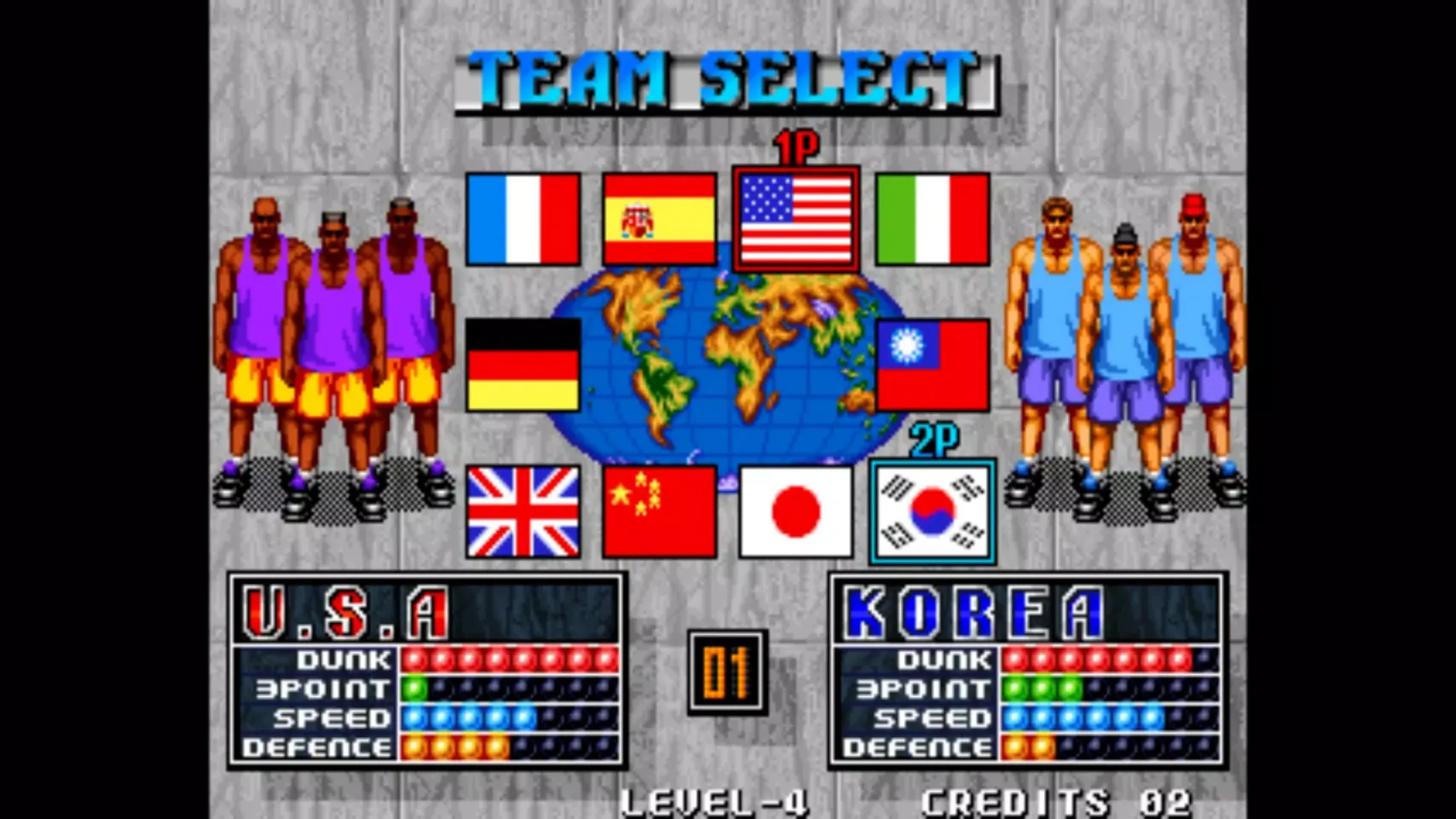 Street Hoop, arcade game Screenshots