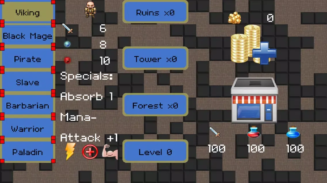 Capturas de tela do Mobile Dungeons RPG Rogue Game