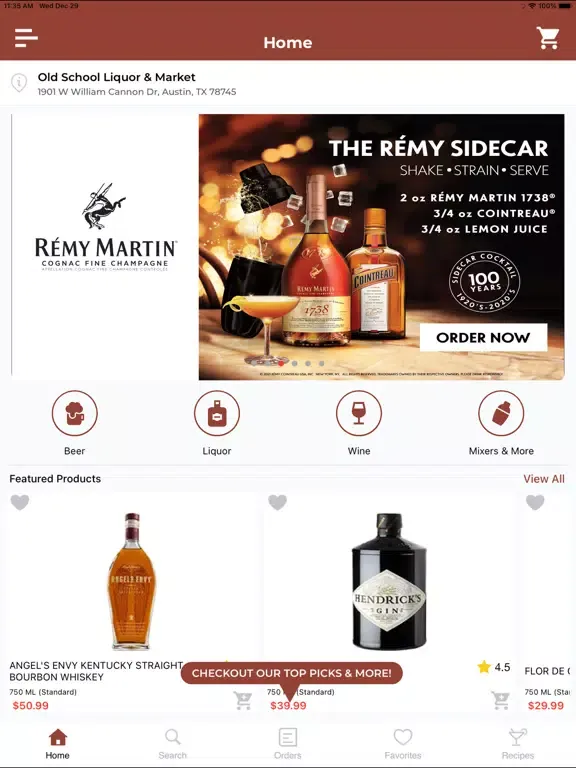 Zrzuty ekranu Old School Liquor & Market iPad 