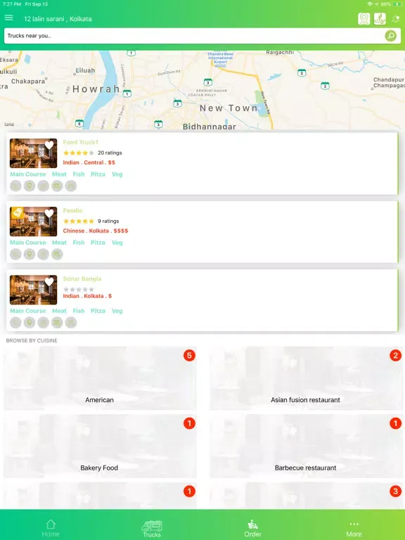 Captures d'écran de Go2foodtruck iPad 
