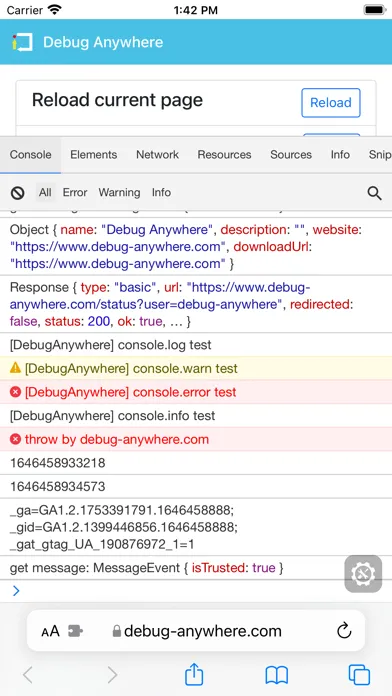 DevTools Extension Screenshots
