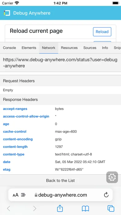 DevTools Extension Screenshots