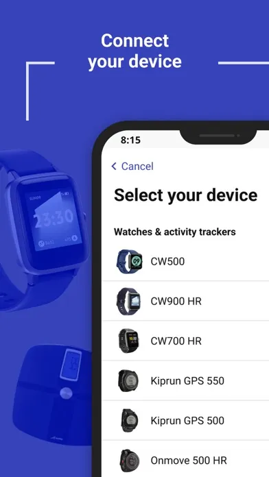 Скриншоты Decathlon Connect
