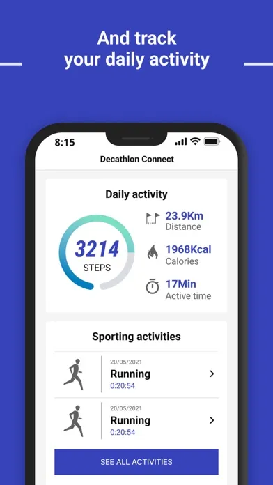 Скриншоты Decathlon Connect