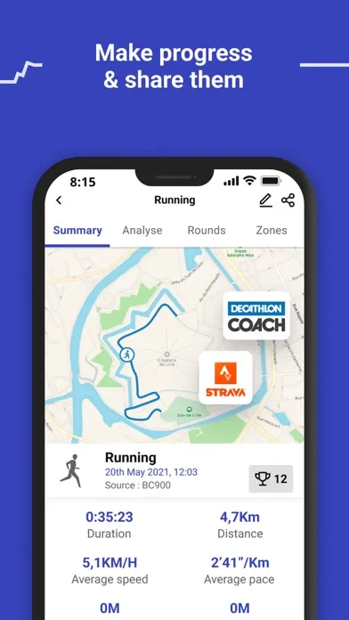 Скриншоты Decathlon Connect